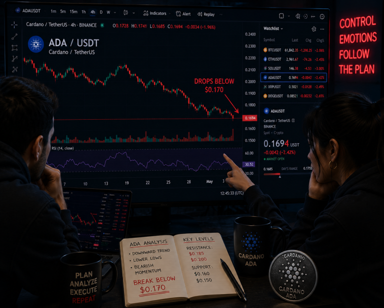 Weak derivatives signal keeps Cardano below $0.170